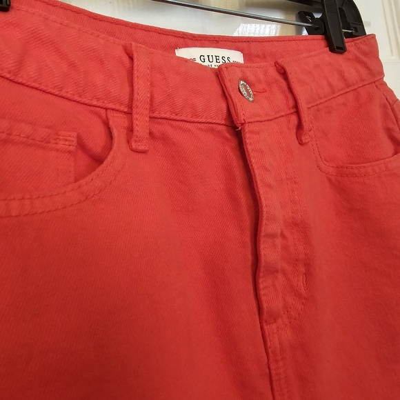 Guess Red Denim skirt - Picture 6 of 16